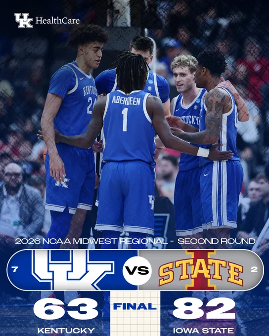 Final: Iowa State 82, Kentucky 63