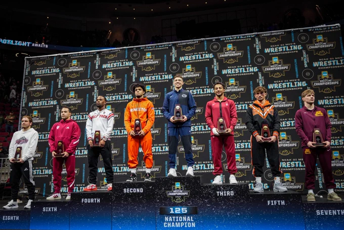 McGowan takes second on NCAA podium.