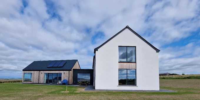 Custom Design Timber Frame Self-Build Home. Fleming Homes Timber Frame Manufacturers. Self-Build UK. 