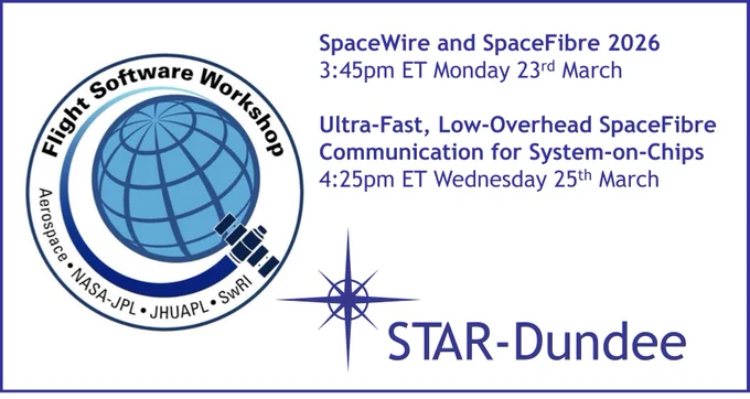 STAR-Dundee at Flight Software Workshop 2026.