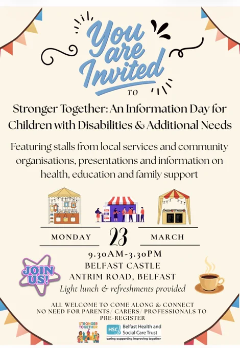 Poster of the event with text and images