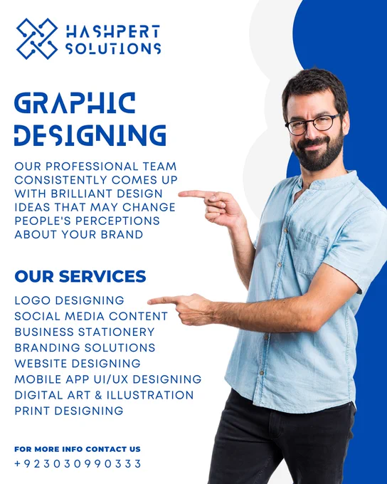 🎯 Strategic Marketing Needs Powerful Designs

Marketing and advertising require more than just creativity, they demand evolving strategies with measurable, achievable goals.

At Hashpert Solutions, our expert graphic designers craft visually compelling designs and templates tailored to your brand's digital needs, ensuring your business stands out across all platforms.

📂 Explore Our Portfolio
🪄 Hashpertsolutions.com/portfolios
🪄 Behance.net/hashpertsolutions

📞 Let’s talk design & strategy:
🌐 Web: Hashpertsolutions.com
📧 Email: Info@hashpertsolutions.com
📱 Call:  92 303 0990333