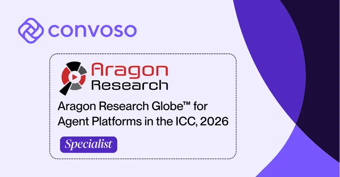 Aragon Research Globe for Agent Platforms in the ICC, 2026. Specialist
