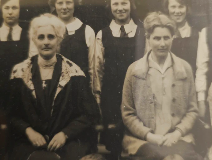 The two Miss Neilston's 
Left - Miss A. B. Neilston, Headmistress 
Right - Miss J. B. Neilston 