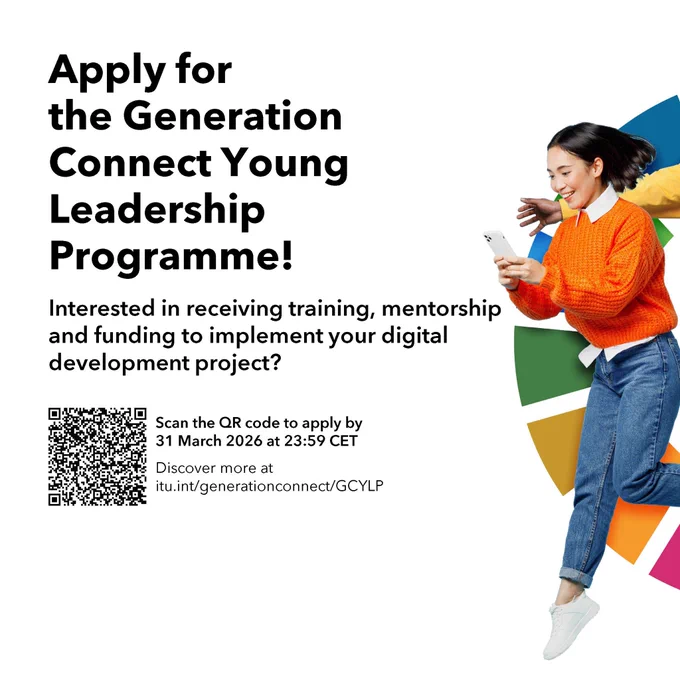 Visual calling for applications by 31 March to the Generation Connect Young Leadership Programme