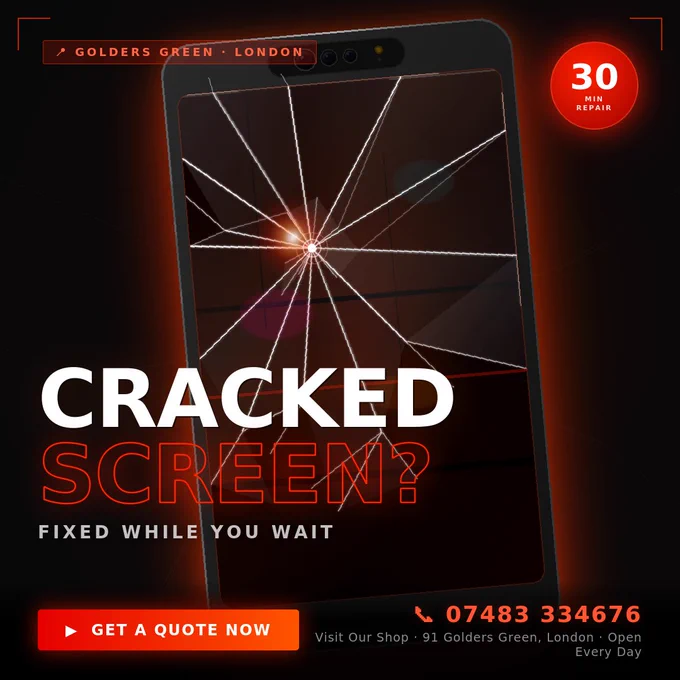 Phone Repair Near Me in Golders Green London | Fast iPhone & MacBook Repairs While You Wait

Cracked screen? Slow laptop? Battery draining too fast? ⚡
We’ve got you covered — fast, professional repairs while you wait in Golders Green, London.

At While You Wait Repairs, we specialise in:

✅ iPhone Screen Replacement (Done in ~30 minutes)
✅ MacBook Repairs & Diagnostics
✅ Computer Repair Services
✅ Genuine Parts   Expert Technicians
✅ FREE Diagnosis – No Fix, No Fee

💥 Whether you searched for:
👉 Phone Repair Near Me
👉 iPhone Repair Near Me
👉 Computer Repair Near Me
👉 MacBook Repair Near Me

— You’ve just found the right place.

🚶 Walk in anytime – no appointment needed
📍 91 Golders Green Rd, London
📞 Call now: 07483 334676

👉 Get a quote now & get your device fixed TODAY!