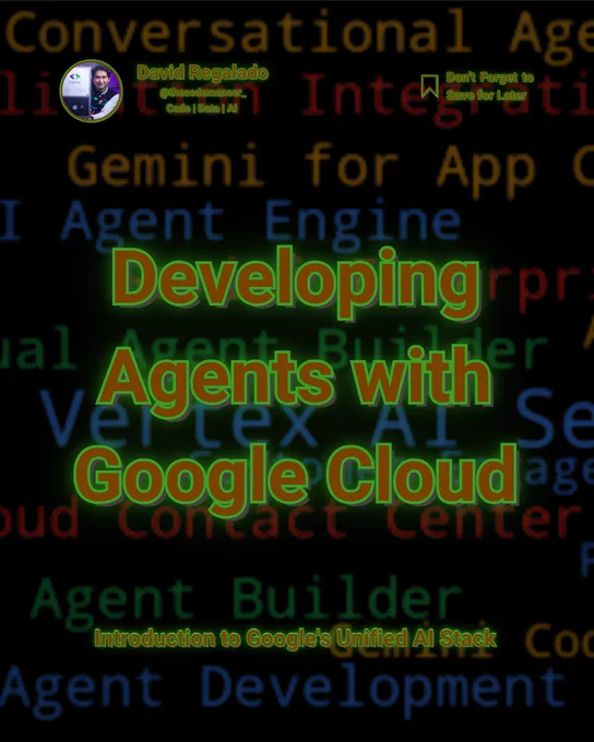 David Regalado Developing Agents with Google Cloud @thecodemancer_