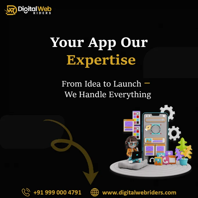 𝐘𝐨𝐮𝐫 𝐀𝐩𝐩, 𝐎𝐮𝐫 𝐄𝐱𝐩𝐞𝐫𝐭𝐢𝐬𝐞

Got an idea? Let’s turn it into a powerful app that stands out. From planning to design, development to launch we handle everything so you can focus on growth.

Custom App Development
User-Centric Design
Scalable & High-Performance Solutions
From Idea to Launch Seamlessly

Whether you're a startup or an established business, we bring your vision to life with precision and creativity.

📞  91 999 000 4791
🌐 www.digitalwebriders.com

#AppDevelopment #MobileApps #StartupSuccess #DigitalSolutions #TechInnovation #BusinessGrowth #WebDevelopment #DigitalWebRiders