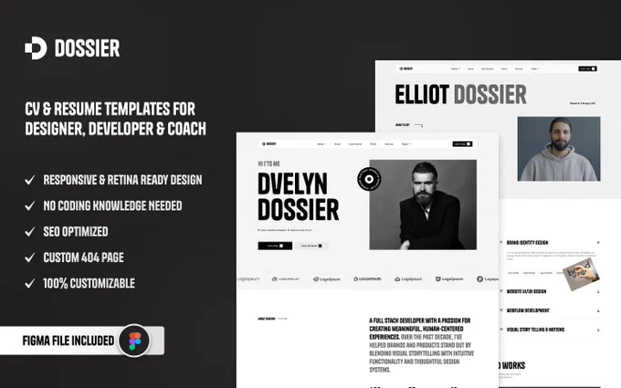 Dossier - Webflow Portfolio & Agency Website Template