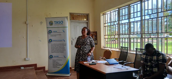 The Deptuy Resident District Commissioner, Ms. Mwebaza Kasadha officially launched AGYW HIV prevention strategy in Namayingo District. 