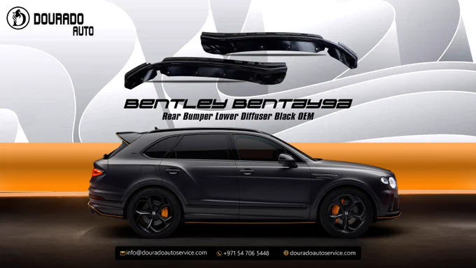 Bentayga OEM Front Bumper Support Brackets LH   RH | Parts 36A807131A & 36A807132A for Sale