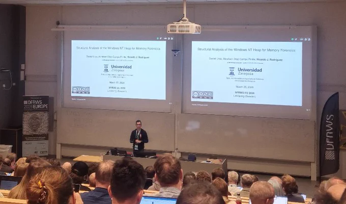 Ricardo J. Rodríguez presenting research
