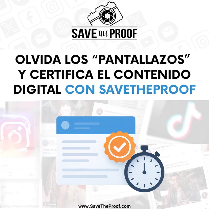 Testigos online en tiempo real: certificaciones digitales con validez legal - www.savetheproof.com