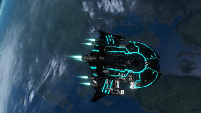 A Caspian flying over an Earth Like World