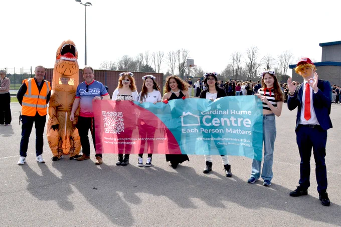 school fundraising for homeless people in London
