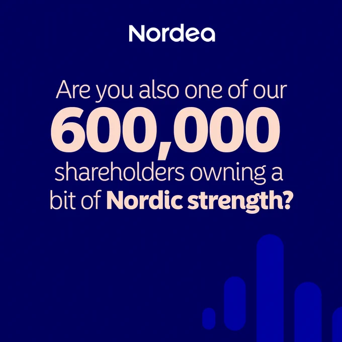 Are you also one of our 600,000 shareholders owning a bit of Nordic strength?