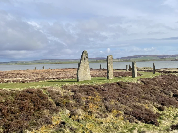 Standing stones in Orkney. Photo credit: Professor Lee Innes