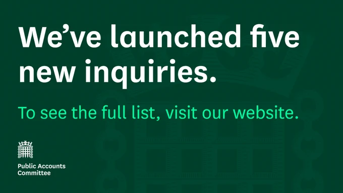 We've launched five new inquiries.
To see the full list, visit our website.