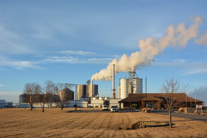 A photo of the Lincolnway Energy ethanol plant in its entirety.