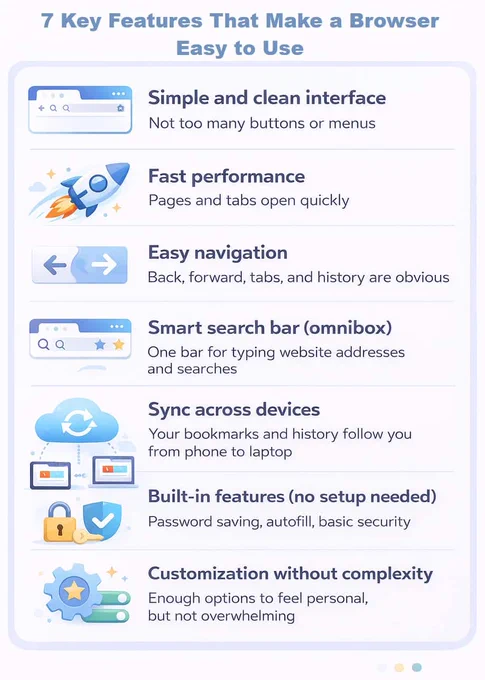 7 Key Features That Make a Browser Easy to Use in 2026
