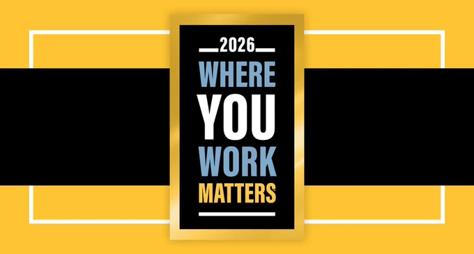 Where You Work Matters badge.