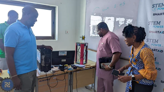 Provost Prof. Sandow Mark Yidana and Dean Ing. Prof. Elsie Effah Kaufmann visited the state-of-the-art facility, which will strengthen hands-on learning, innovation, and research. Official commissioning is coming soon.
Thank you, STEMpower Inc., for this impactful partnership!

Learn more at @stempower_inc on Twitter, Instagram, and Facebook.