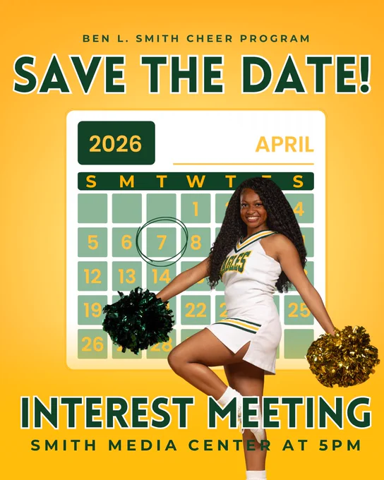 Save the Date for cheerleading Interst meeting 