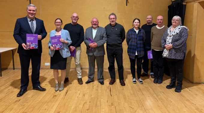 Social Care Minister @ThomasCArthur visited Partners in Advocacy to meet advocates, unveiling a Charter of Rights for people accessing social care, social work and community health and a code of practice for care home providers enshrining residents' rights to contact with family.