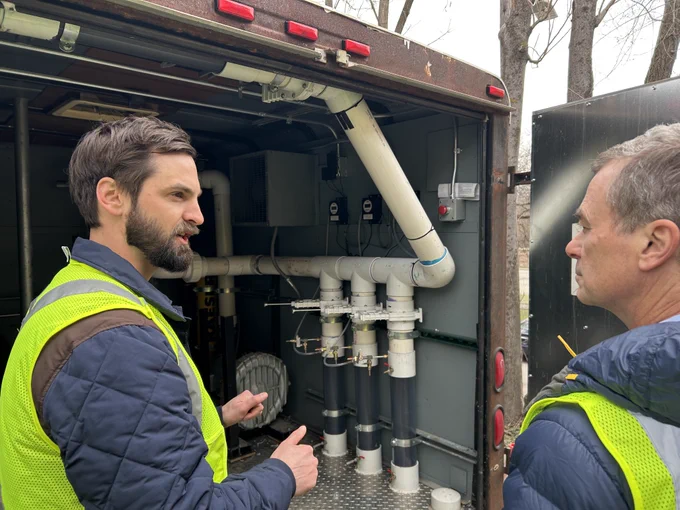 Staff and EGLE Director Phil Roos talk on the ground in Jackson and Ypsilanti, highlighting the critical work underway to address contamination, protect public health, and safeguard Michigan’s groundwater.