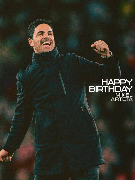 Happy birthday, Mikel Arteta.