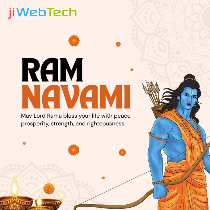 jiWeb Technologies wishes you a Happy Ram Navami