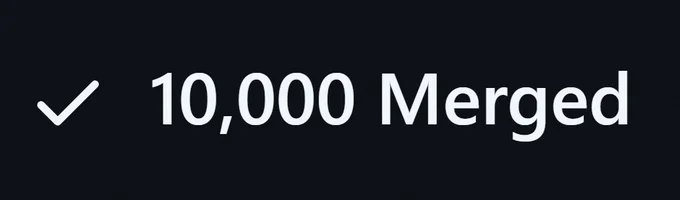 10k pull requests merged