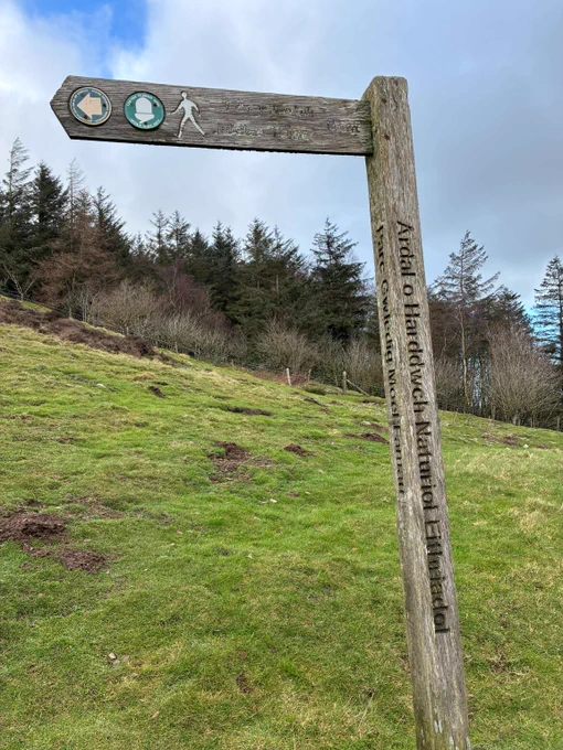 Moel Famau sign
