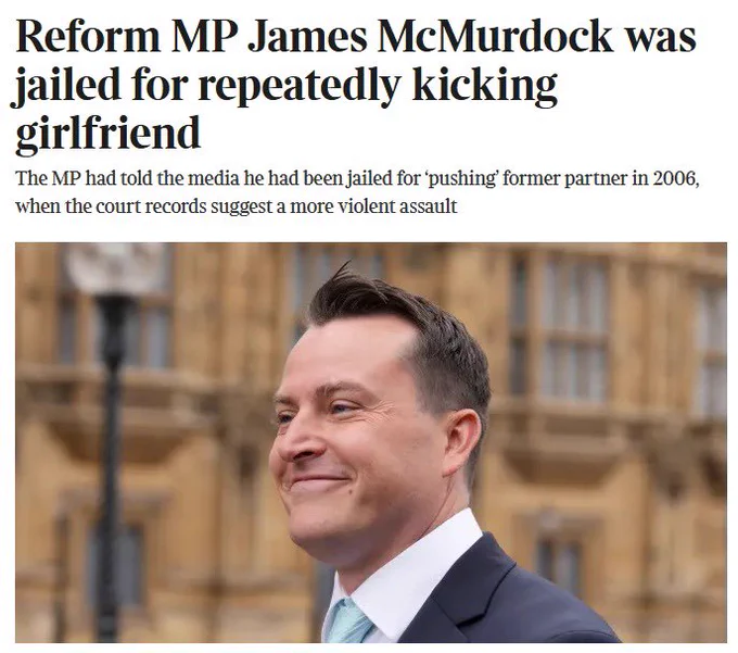 Screenshot of a Times article covering McMurdock’s past.