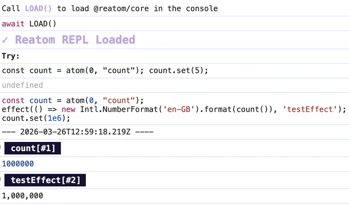 chrome devtools console