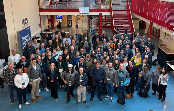 A group photo of DFRWS EU attendees