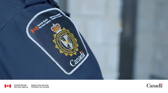 Canadian Border Services shoulder badge
