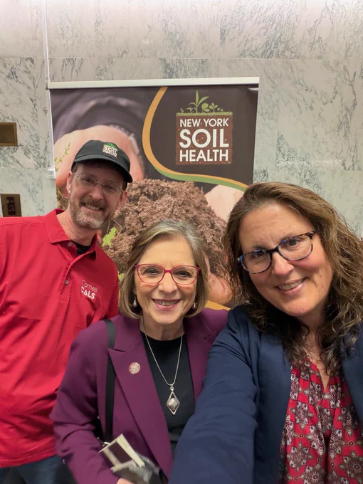 CALS experts pose with Assemblywoman Donna Lupardo