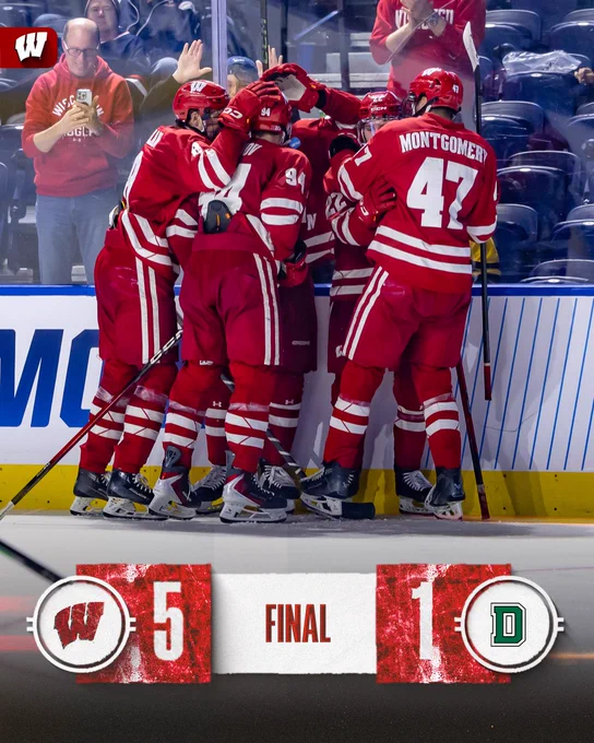 Final: Wisconsin 5, Dartmouth 1