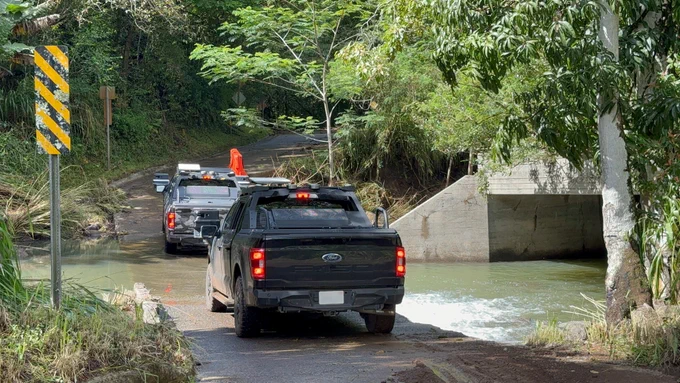 Kodiak Autonomous Truck Navigates Degraded Terrain