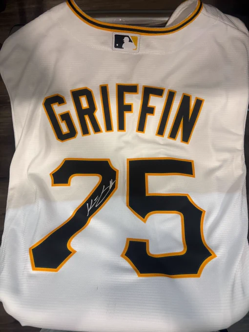 Photo of a Konnor Griffin autographed jersey