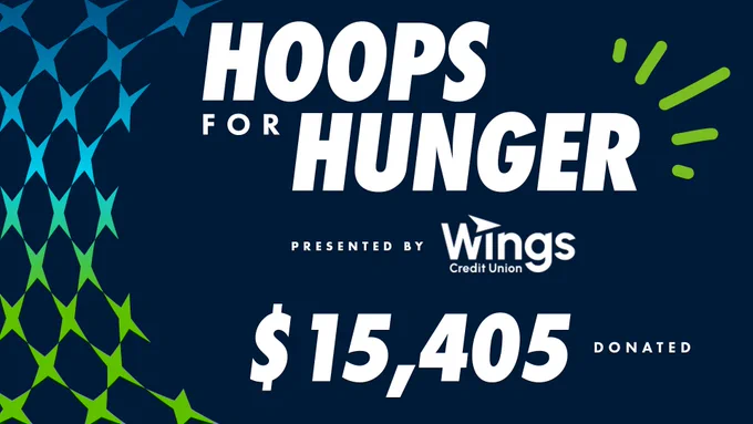This season $15,405 have been raised to address food gaps faced by school-aged kids.