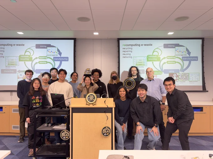 Photo of everyone with jasmine celebrating! 