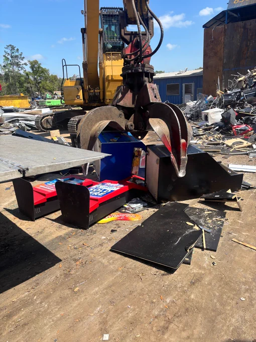109 illegal slot machines were destroyed today in Tallahassee.
