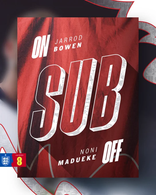 On: Bowen
Off: Madueke