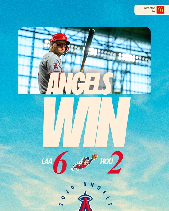 Angels Win! LAA 6, HOU 2
