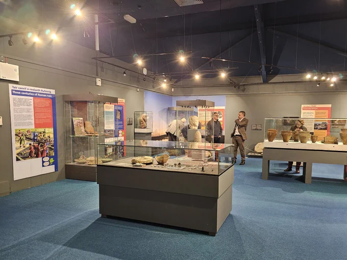 The history gallery at Oriel Môn