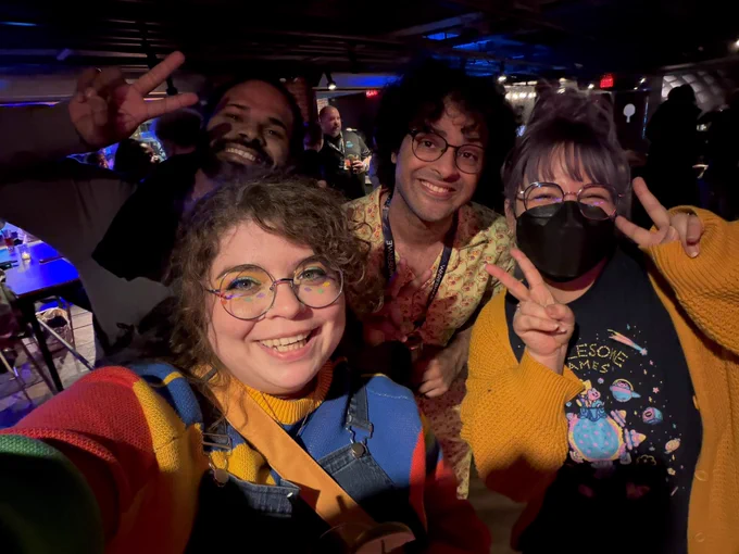 ChilPhil Thormungandr Kimchica & Kiwisnstars pose for a selfie