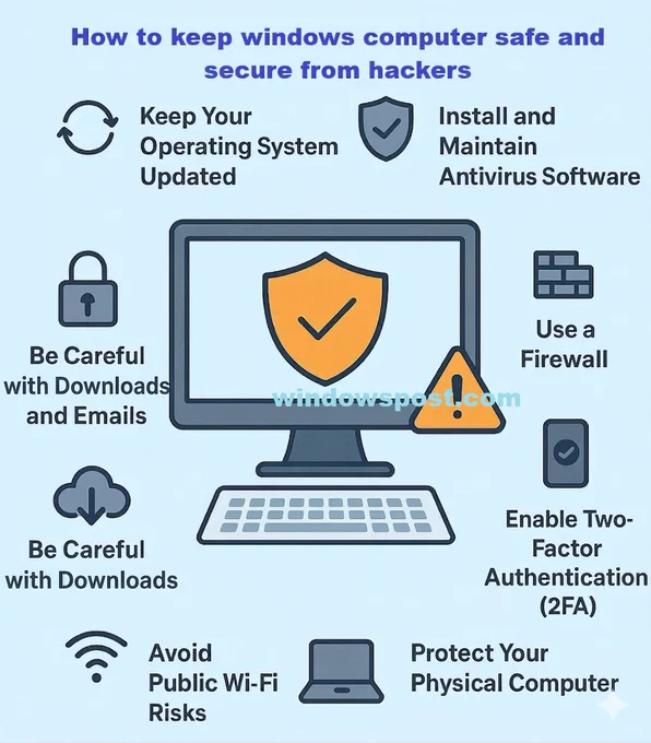 How to keep windows computer safe and secure from hackers in 2026