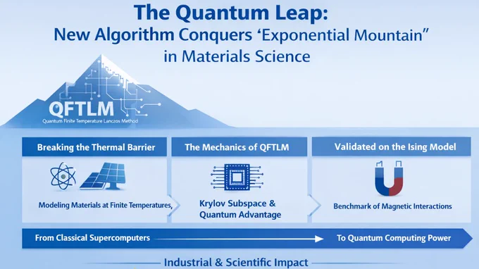 The Mechanics of QFTLM
By utilizing the fundamental ideas of quantum mechanics, the recently developed Quantum Finite Temperature Lanczos Method (QFTLM) gets over these traditional obstacles. The QFTLM employs quantum computers to effectively represent and manipulate “typical states” instead of trying to compute every single thermal state. These normal states serve as mathematical distributions that faithfully capture a system’s average characteristics at a given temperature.

The group showed that they could estimate thermal expectation values with polynomial scaling by projecting the enormous, infinite-dimensional Hilbert space of a quantum many-body system onto a more manageable, smaller “Krylov subspace.” This is a crucial distinction: the QFTLM guarantees that computing requirements rise at a controllable rate, surpassing a crucial threshold for quantum advantage, whereas classical approaches explode in complexity as systems evolve.